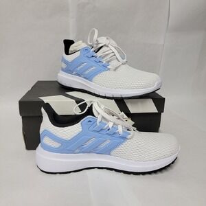 Adidas Ultimashow Women Running Shoes‎ White Light Blue Athletic Sneakers Size 6